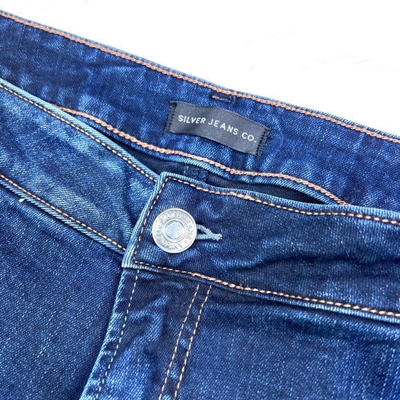 NWOT👖|•SILVER JEANS CO ®•| Plus Size Avery Skinny Curvy High Rise Jeans 22x31👖 - Picture 8 of 11